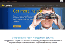 Tablet Screenshot of canara.com